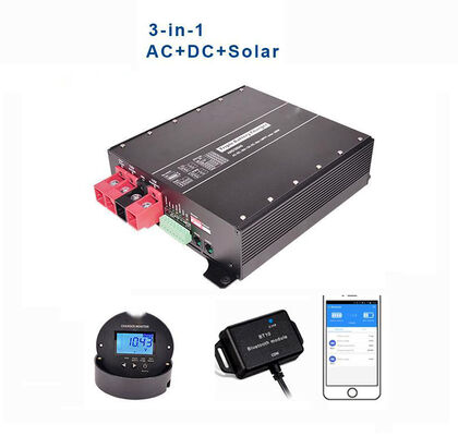 Vehicle RVs Triple Battery Charger B2B 60A,AC-DC 40A,MPPT Solar 430W