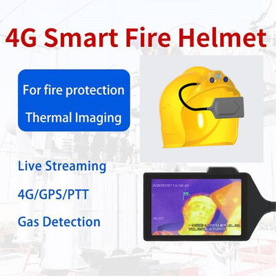 Thermal Imaging fire hardhat helmet Infrared camera