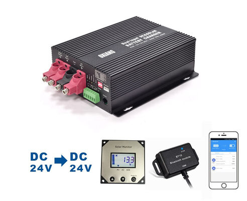 2026 New 24V-24V B2B 50A MPPT 30A Dual Input DC and Solar Battery Charger