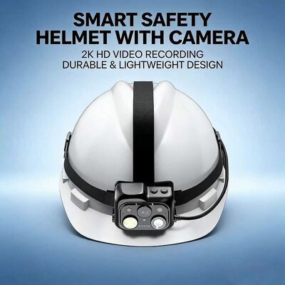 Safety Helmet Camera Designed for Industrial Applications with High Level Protection and Excellent Video Transmission