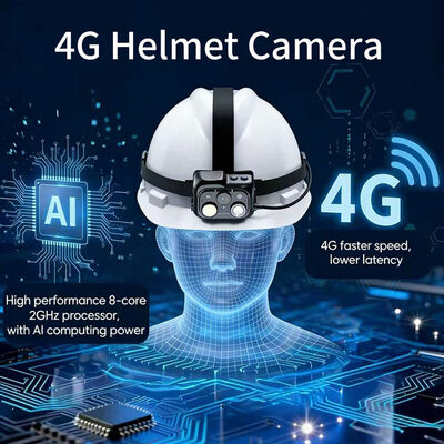 4G WiFi Head Lamp Camera Onvif Rtsp Vms Live Video