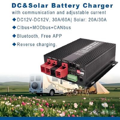 12V 30A 60A DC-DC Solar Battery Charger Cibus Modbus Canbus