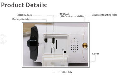 Wireless Wifi Security Camera Battery Powered HD 960P Resolution Support Night Vision