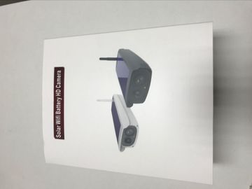Outdoor Waterproof Wifi Security Camera IP67 Solar Battery 140 Degrees Wide Angle