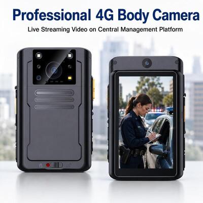4G Body Camera SIM IP WiFi Onvif Rtsp Rtmp Protocol