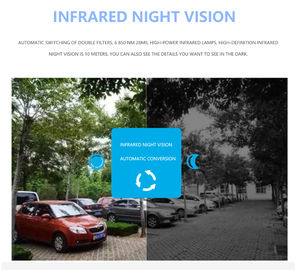 PIR Alarm Wireless Ip Camera , Wireless Home Security Camera Systems 1080p HD