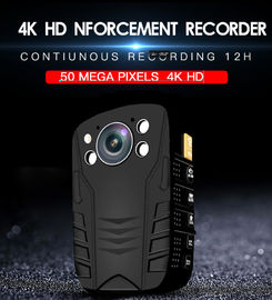1290P HD Police WIFI Body Camera , P2P GPS Camera Recorder With HDMI And AV Jack