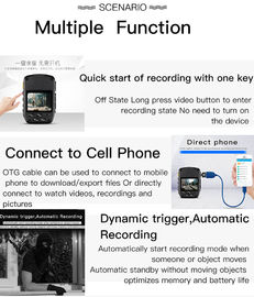GPS Police WIFI Body Camera With Night Vision Security Camera Taking Video Without Turning On IP Camera