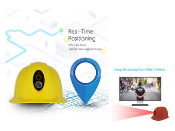 Construction Built Helmet Video Camera , WIFI&GPS Monitor From PC Intercom Helmet Camera