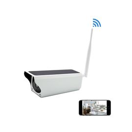 Battery Operated Wifi Security Camera With Solar Panel Night Vision 2 Way Audio