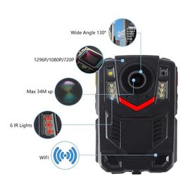GPS Video Camera Portable Police Worn Camera Support WIFI GPS 128G Storage