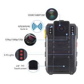 4G Android Police Should Wearing Video Body Pocket Camera Night Vision For Civilians