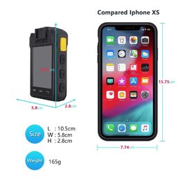 4G Android Police Should Wearing Video Body Pocket Camera Night Vision For Civilians