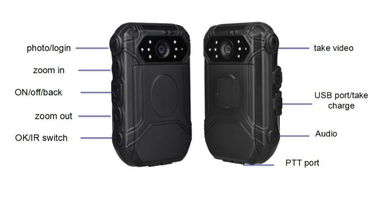 Police Worn  Cameras 10 hours video recording IP65 Waterproof DVR
