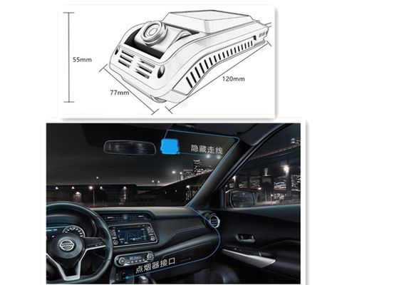 HD 1080P H.265 ADAS DSM Quadruple Vehicle Recorder