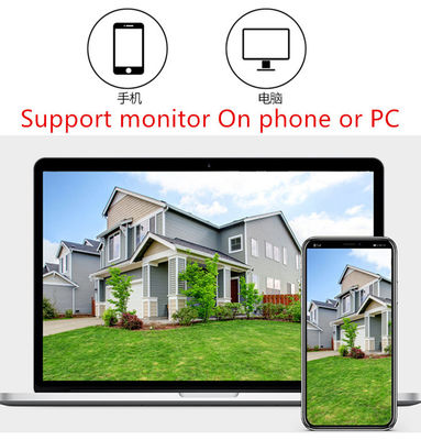 Plastic Rechargeable IP66 12000mAh 0.75W WIFI IP Camera