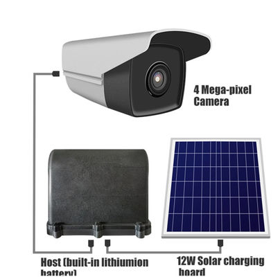 MTK6739 Processor 12W 4G Wifi Security Camera 18000mah Wire Tower