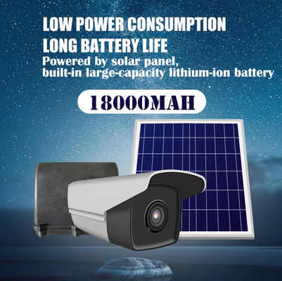 MTK6739 Processor 12W 4G Wifi Security Camera 18000mah Wire Tower