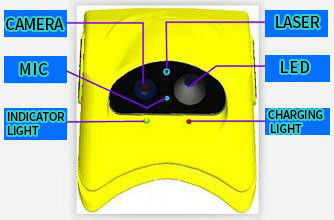 Mining Safety Helmet Embedded Camera 4G LTE GPS Live Viewing on PC