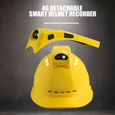Security Split Safety Helmet Camera 1080P Recorder Helmet Camera 4G Surveillance Camera