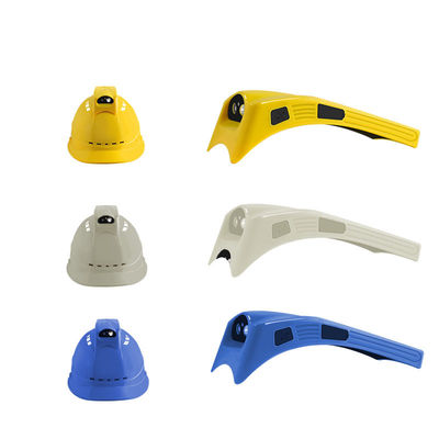 GPS WIFI Yellow Color ABS Hard Hats Helmet Construction Camera For Industry Engineering