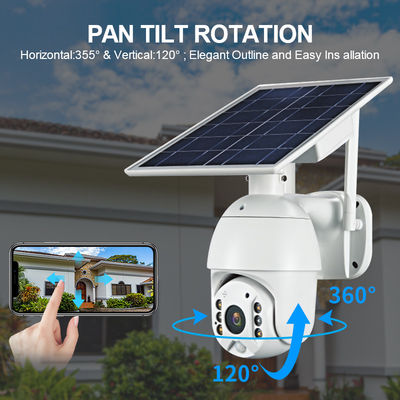 Pro HD WiFi PTZ Surveillance Camera 355 Degree Rotating And Solar Powered