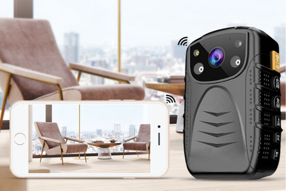 140 Degrees 4000mAh HDMI Police Worn Camera 1080P Night Vision