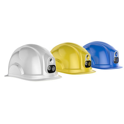 Smart Safety Helmet Camera ABS support 4G Wifi GPS Blue Tooth SOS Widely Use In Mining Electric Construction Industry