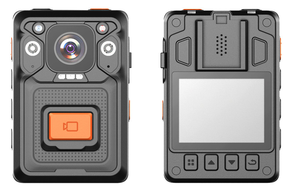 4G AES256 Police Body Camera H22 Chip H.265 2 Inch TFT LCD FDD LTE WCDMA GPRS