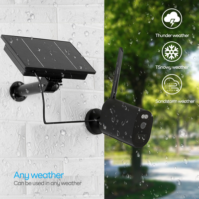 12000MAH 4G Wifi Security Camera PIR Alarm 3.6mm Lens Dome Security Camera