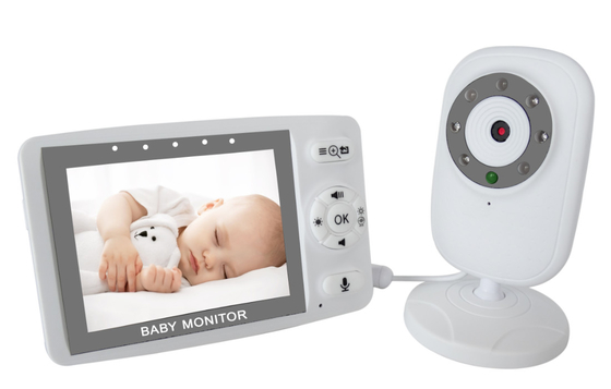 3.5 Inch Screen Wireless Baby Monitor HD 2 Way Intercom Builtin 1300MAH Li Battery