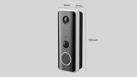 160 Vision Angle WIFI Video Doorbell 5200 MAh Battery With Indoor Chime