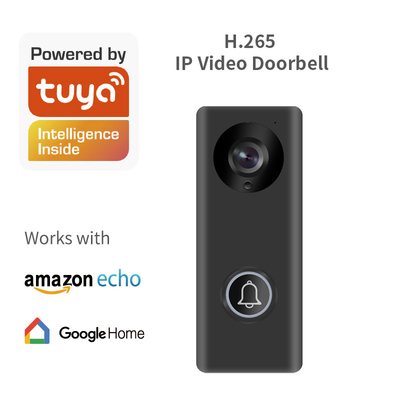 Full Duplex Talk 1080P Smart Wifi Doorbell Camera IR Cut No Color Deviation