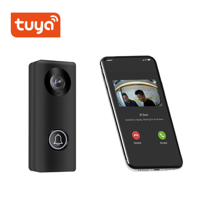 Full Duplex Talk 1080P Smart Wifi Doorbell Camera IR Cut No Color Deviation
