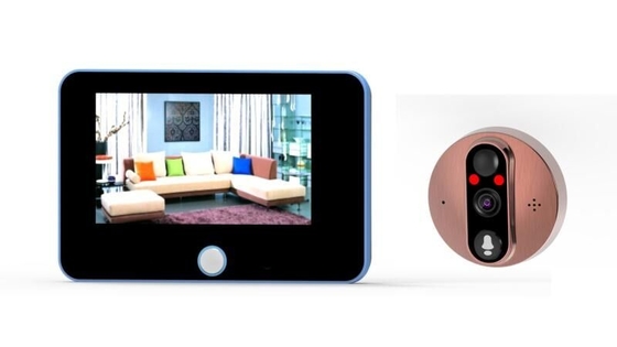 1080P Peephole WIFI Video Doorbell 5000mAH Battery IR CUT Automatic Switch