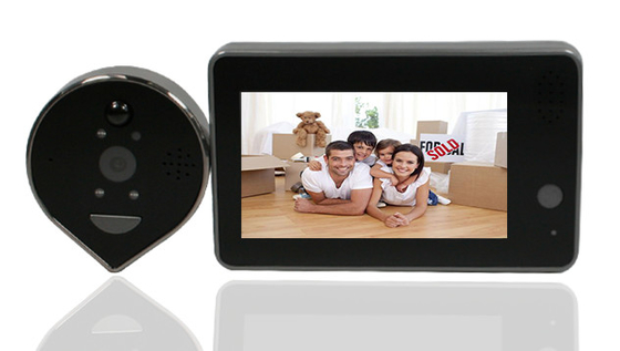 Wifi Peephole Wireless Security Doorbell Weatherproof 160 Degree Wide Angle