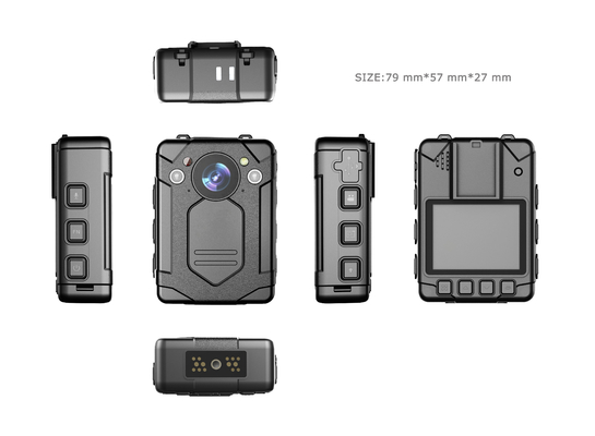 Super HD 1296P Body Worn Camera With 2 Inch Display Build In Wifi GPS Function