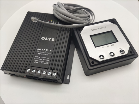 430W MPPT Solar Charge Controller DC Battery Charger Max Solar Panel 50V