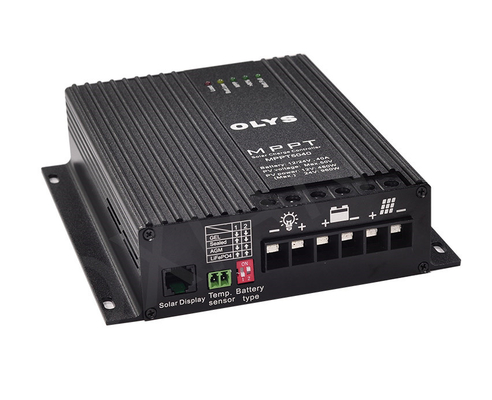 99.8% Efficiency MPPT Solar Charge Controller 12V 24V 40A With Load Output Function