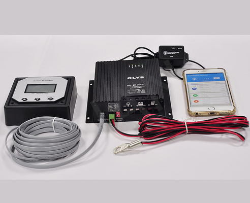 99.8% Efficiency MPPT Solar Charge Controller 12V 24V 40A With Load Output Function