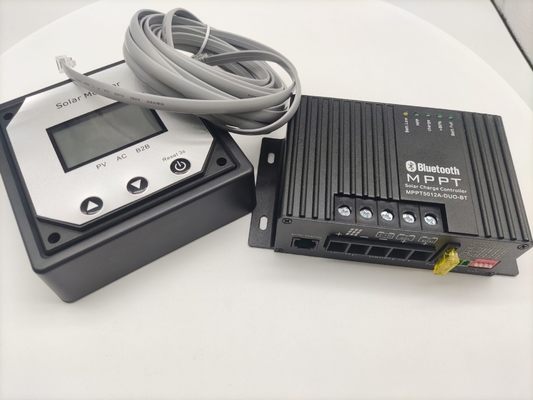 50V Max 25A Dual Battery MPPT Charge Controller Efficiency 99.8% For RVs Caravan Boat