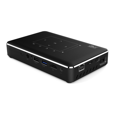 DLP 150 Lumens Mini Portable Projector Android 9.0 OS Life Time Manual Focus