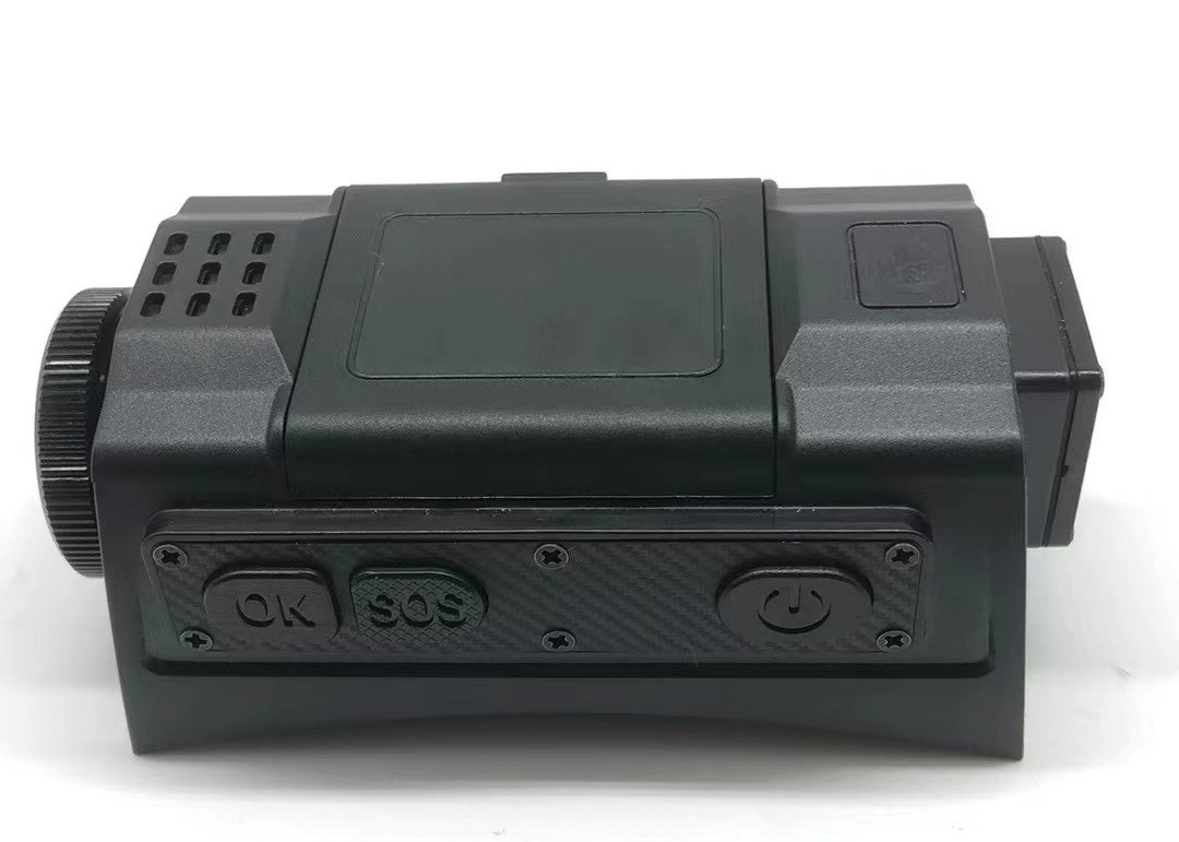 Night Vision Safety Helmet Camera 1080P MP4 Format with Laser and 10M Night Vision Distance