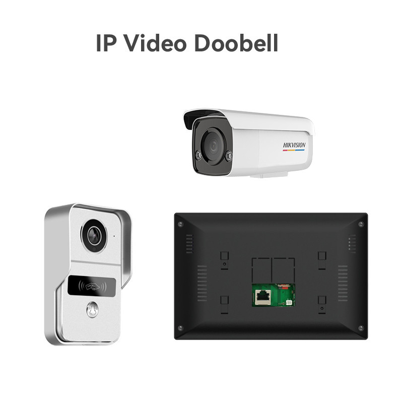 166° Angle View All Black/Silver WIFI Video Doorbell 8 Month Stand by H.264 Coded Format
