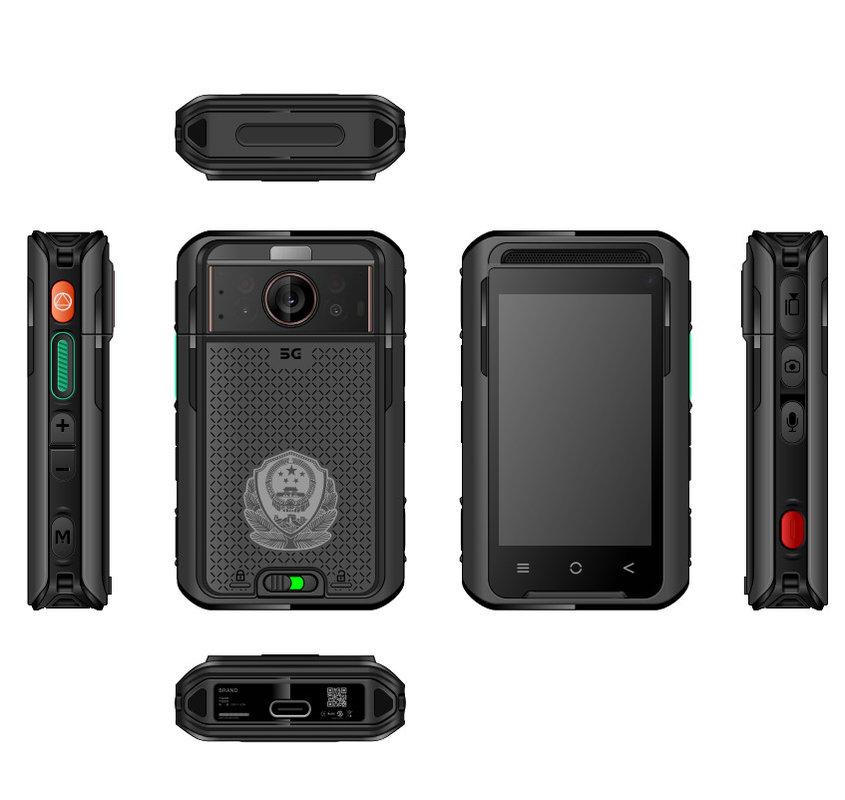 5G NR/SA Thermal Imaging Body Camera 4K HD 3500mah Dual Battery EIS 4G 64GB 3.1inch LCD