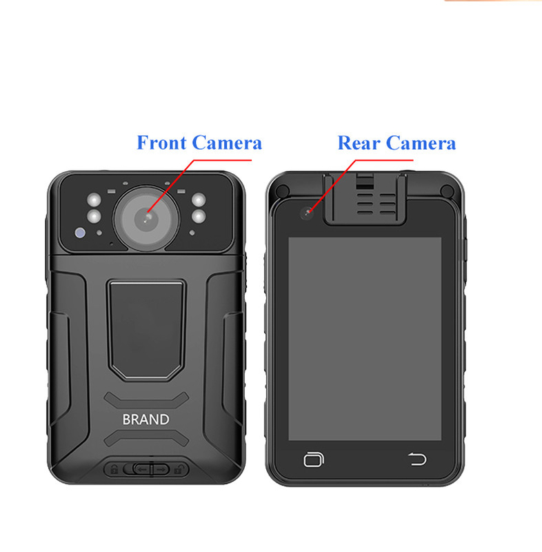 AI Face Recognition License Plate Bodycam Security Guards GPS Live Video Storage 32GB 128GB 256GB H.264/ H.265