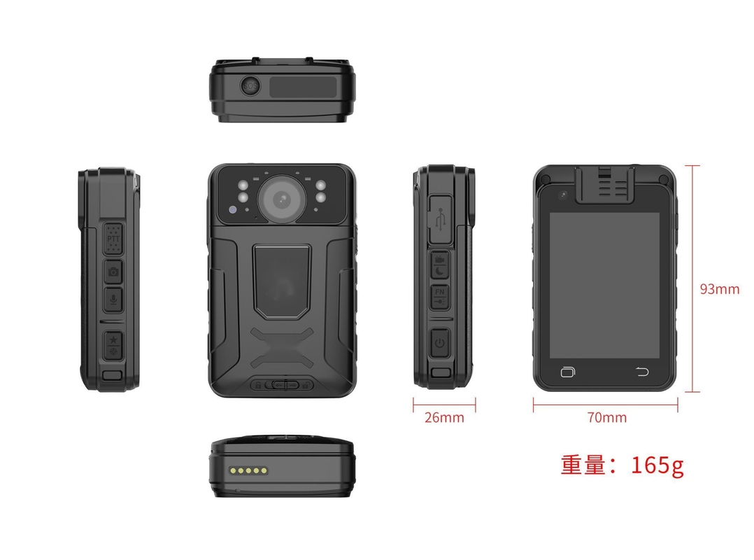 1080P 4G Body Camera With GPS And 120 Degree Wide Angle Lens With IP66