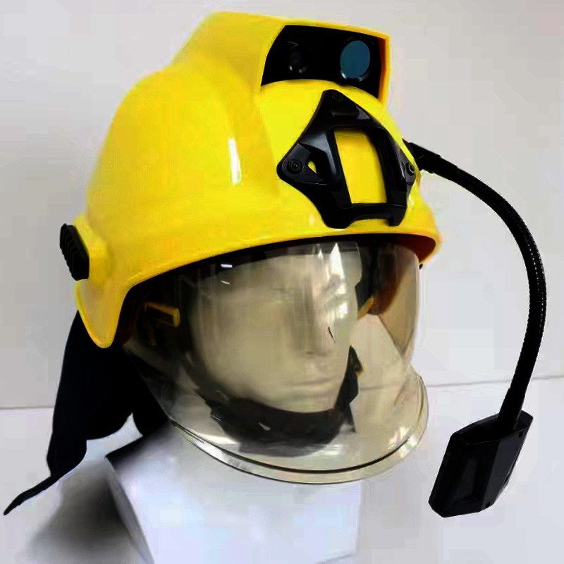 4G Integrated Thermal-image Sensor Safety Rescue Helmet Action Camera Powered By Powerful MTK 6739 Chipset