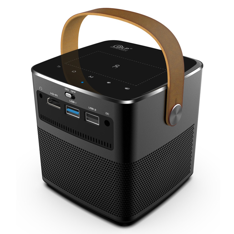 Home Theater DLP Mini Projector with Projection Light And Led Osram 500 1 Contrast Bright