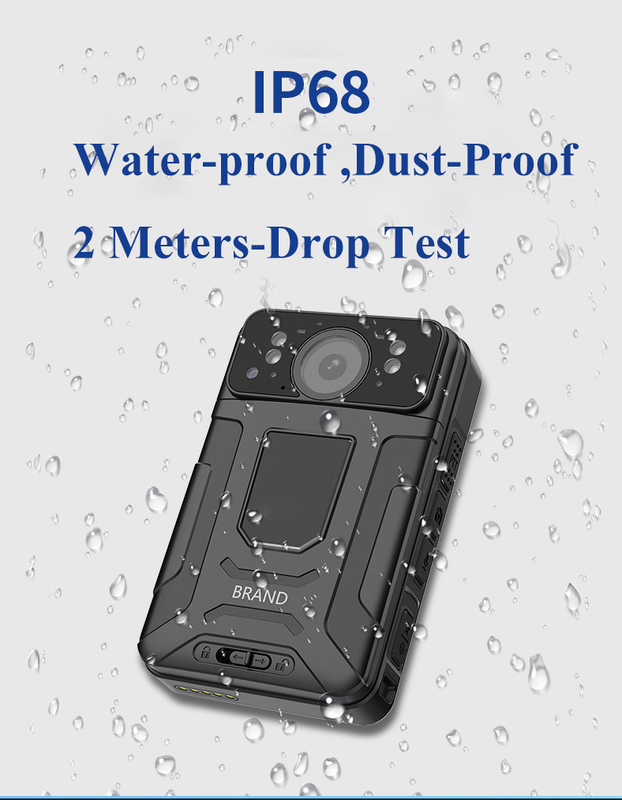 4G Bluetooth Police Worn Cameras with Definition Audio / Video Recording